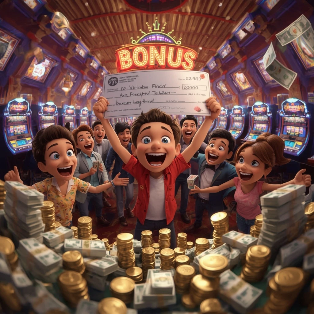 bonus dans les mains d'un joueur au casino ROCKSTAR CASINO
