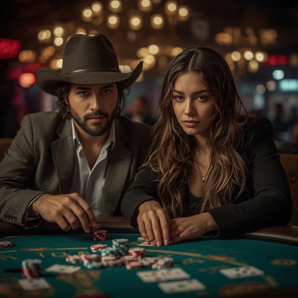 photo de deux joueurs de poker ROCKSTAR CASINO