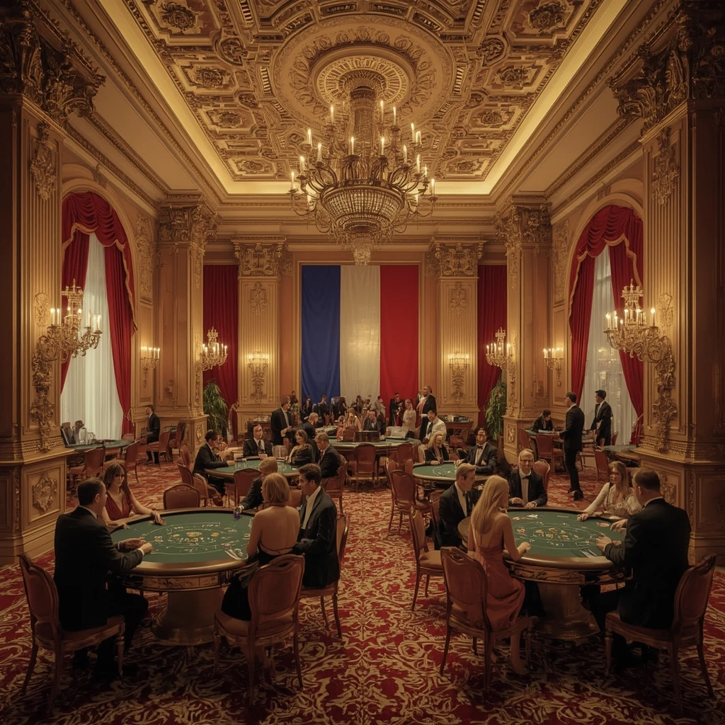 Le casino et le drapeau français ROCKSTAR CASINO
